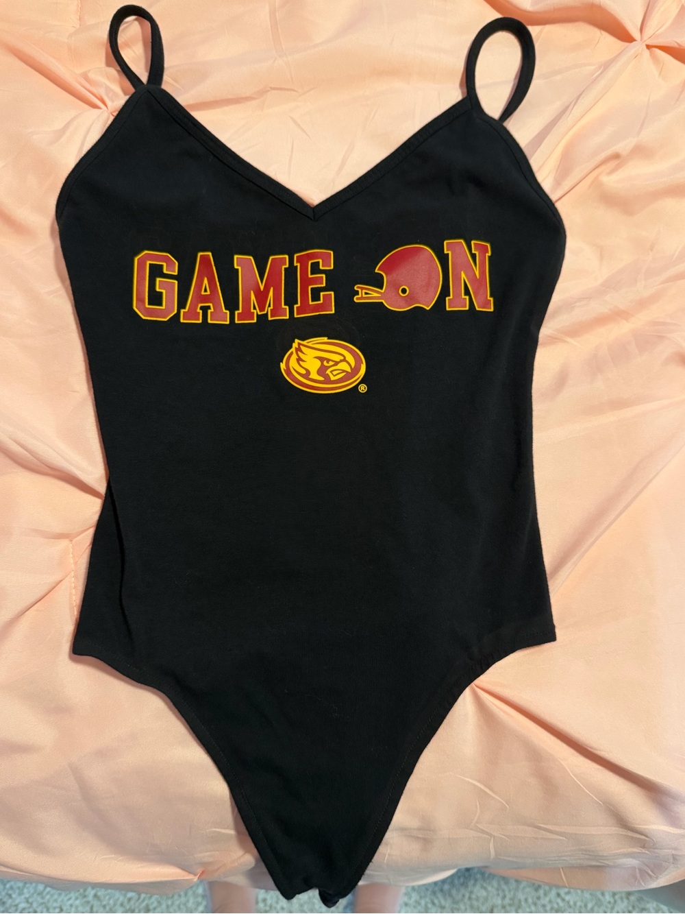 Victoria’s Secret PINK Iowa State Cyclones V-Neck Bodysuit